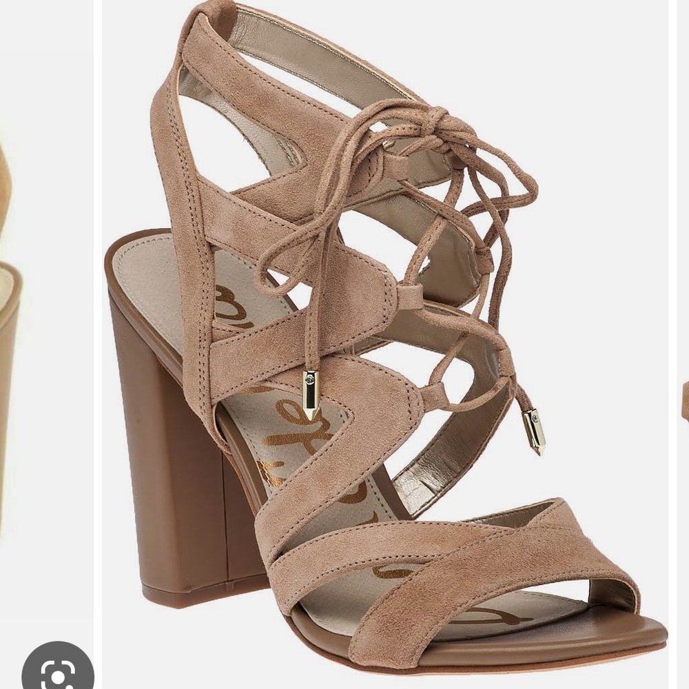 Sam Edelman Yardley Lace up heel sandals, 7.5